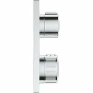 Внешняя часть термостата для душа GROHE Allure скрытого монтажа на 2 потребителя, квадратная, хром (29181002) Внешняя часть термостата для душа GROHE Allure скрытого монтажа на 2 потребителя, квадратная, хром (29181002)