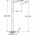 Излив для ванны GROHE Allure Brilliant напольного монтажа, внешняя часть, темный графит матовый (13301AL0) Излив для ванны GROHE Allure Brilliant напольного монтажа, внешняя часть, темный графит матовый (13301AL0)