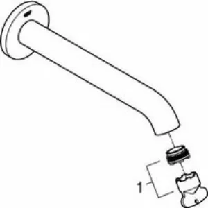 Излив для ванны GROHE Essence, теплый закат матовый (13449DL1) Излив для ванны GROHE Essence, теплый закат матовый (13449DL1)