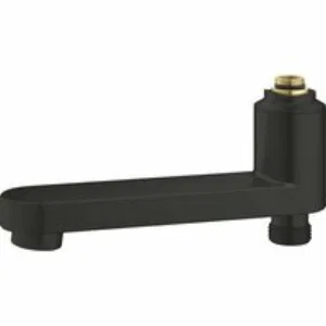 Излив для смесителей GROHE поворотный со встроенным переключателем ванна/душ, матовый черный (134502430) Излив для смесителей GROHE поворотный со встроенным переключателем ванна/душ, матовый черный (134502430)