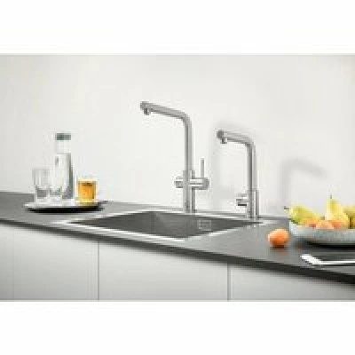 Комплект для кухни GROHE Red Mono с L-образным вентилем, бойлером M-Size и фильтром, суперсталь (30339DC1) Комплект для кухни GROHE Red Mono с L-образным вентилем, бойлером M-Size и фильтром, суперсталь (30339DC1)