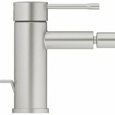 Смеситель для биде GROHE Essence с донным клапаном, суперсталь (24178DC1) Смеситель для биде GROHE Essence с донным клапаном, суперсталь (24178DC1)