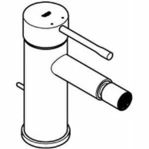 Смеситель для биде GROHE Essence с донным клапаном, холодный рассвет глянец (24178GL1) Смеситель для биде GROHE Essence с донным клапаном, холодный рассвет глянец (24178GL1)
