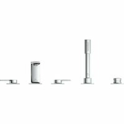 Смеситель для ванны GROHE Allure двухвентильный, на 5 отверстий, на край ванны, хром (25221001) Смеситель для ванны GROHE Allure двухвентильный, на 5 отверстий, на край ванны, хром (25221001)