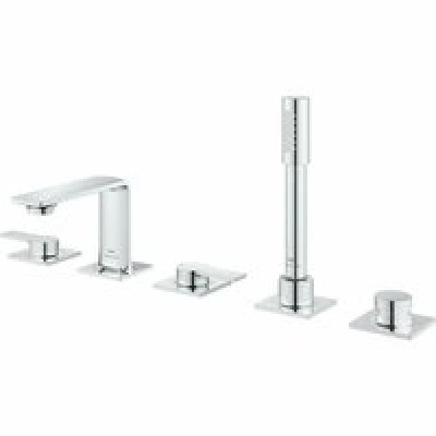 Смеситель для ванны GROHE Allure двухвентильный, на 5 отверстий, на край ванны, хром (25221001) Смеситель для ванны GROHE Allure двухвентильный, на 5 отверстий, на край ванны, хром (25221001)