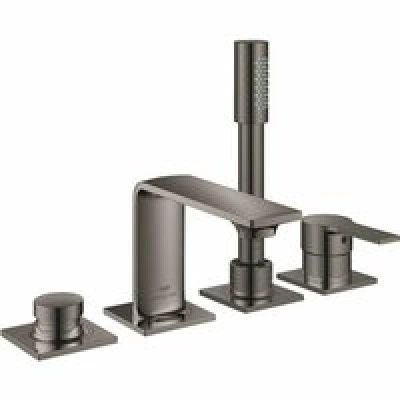 Смеситель для ванны GROHE Allure на 4 отверстия, на край ванны, темный графит глянец (19316A01) Смеситель для ванны GROHE Allure на 4 отверстия, на край ванны, темный графит глянец (19316A01)