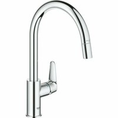 Смеситель для кухни GROHE BauCurve, хром (30547000) Смеситель для кухни GROHE BauCurve, хром (30547000)