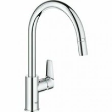 Смеситель для кухни GROHE BauEdge с вытяжным изливом, хром (30536000)