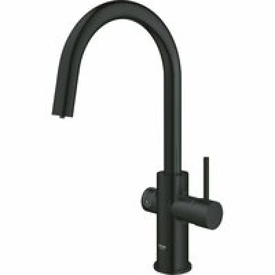Смеситель для кухонной мойки GROHE Blue Home с системой фильтрации, охлаждения и газирования воды, Wi-Fi, черный бархат (31541KS0) Смеситель для кухонной мойки GROHE Blue Home с системой фильтрации, охлаждения и газирования воды, Wi-Fi, черный бархат (31541KS0)