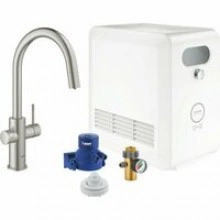 Смеситель для кухни GROHE Blue Professional, Wi-Fi, суперсталь (31325DC2)