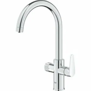 Смеситель для кухонной мойки GROHE Blue Pure BauCurve с функцией фильтрации, без фильтра в комплекте, хром (30580000) Смеситель для кухонной мойки GROHE Blue Pure BauCurve с функцией фильтрации, без фильтра в комплекте, хром (30580000)