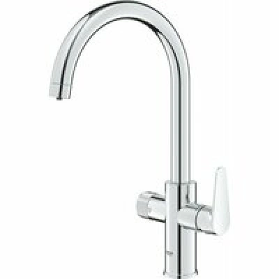 Смеситель для кухонной мойки GROHE Blue Pure BauCurve с функцией фильтрации, без фильтра в комплекте, хром (30580000) Смеситель для кухонной мойки GROHE Blue Pure BauCurve с функцией фильтрации, без фильтра в комплекте, хром (30580000)