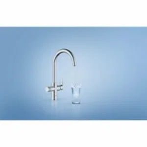 Смеситель для кухонной мойки GROHE Blue Pure BauCurve с функцией фильтрации, без фильтра в комплекте, хром (30580000) Смеситель для кухонной мойки GROHE Blue Pure BauCurve с функцией фильтрации, без фильтра в комплекте, хром (30580000)