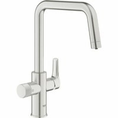 Смеситель для кухонной мойки GROHE Blue Pure Eurosmart с функцией фильтрации, без фильтра в комплекте, суперсталь (30583DC0) Смеситель для кухонной мойки GROHE Blue Pure Eurosmart с функцией фильтрации, без фильтра в комплекте, суперсталь (30583DC0)