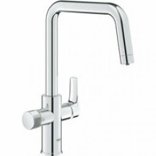 Смеситель для кухонной мойки GROHE Blue Pure Eurosmart с функцией фильтрации, без фильтра в комплекте, хром (30583000)