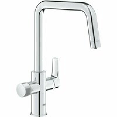 Смеситель для кухонной мойки GROHE Blue Pure Eurosmart с функцией фильтрации, без фильтра в комплекте, хром (30583000) Смеситель для кухонной мойки GROHE Blue Pure Eurosmart с функцией фильтрации, без фильтра в комплекте, хром (30583000)