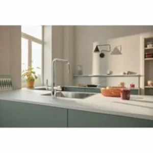 Смеситель для кухонной мойки GROHE Blue Pure Eurosmart с функцией фильтрации, без фильтра в комплекте, хром (30583000) Смеситель для кухонной мойки GROHE Blue Pure Eurosmart с функцией фильтрации, без фильтра в комплекте, хром (30583000)