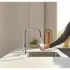 Смеситель для кухонной мойки GROHE Blue Pure Eurosmart с функцией фильтрации, без фильтра в комплекте, хром (30583000) Смеситель для кухонной мойки GROHE Blue Pure Eurosmart с функцией фильтрации, без фильтра в комплекте, хром (30583000)