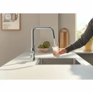 Смеситель для кухонной мойки GROHE Blue Pure Eurosmart с функцией фильтрации, с фильтром в комплекте, хром (30584000) Смеситель для кухонной мойки GROHE Blue Pure Eurosmart с функцией фильтрации, с фильтром в комплекте, хром (30584000)