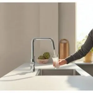 Смеситель для кухонной мойки GROHE Blue Pure Eurosmart с функцией фильтрации, с фильтром обратного осмоса с минерализацией в комплекте, хром (30587000) Смеситель для кухонной мойки GROHE Blue Pure Eurosmart с функцией фильтрации, с фильтром обратного осмоса с минерализацией в комплекте, хром (30587000)
