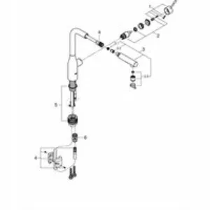 Смеситель для кухни GROHE Essence с вытяжным изливом 2jet, холодный рассвет матовый (30504GN0) Смеситель для кухни GROHE Essence с вытяжным изливом 2jet, холодный рассвет матовый (30504GN0)