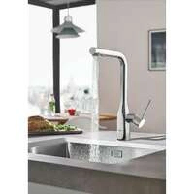 Смеситель для кухни GROHE Essence с вытяжным изливом 2jet, хром (30504000) Смеситель для кухни GROHE Essence с вытяжным изливом 2jet, хром (30504000)