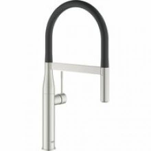 Смеситель для кухни GROHE Essence c профессиональным изливом, суперсталь (30503DC0)
