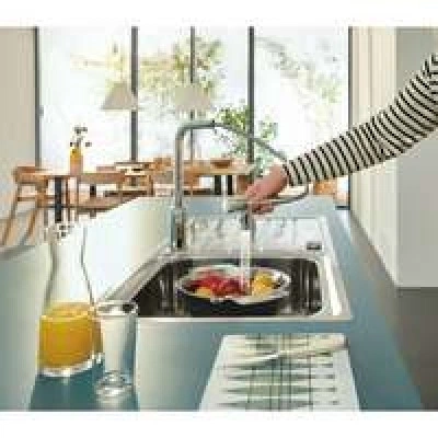 Смеситель для кухни GROHE Minta SmartControl с вытяжным изливом 2jet, хром (31889000) Смеситель для кухни GROHE Minta SmartControl с вытяжным изливом 2jet, хром (31889000)