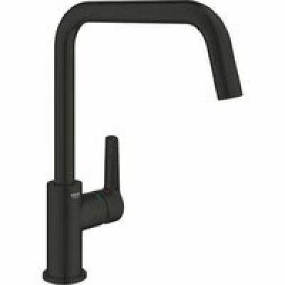 Смеситель для кухонной мойки GROHE Start с высоким поворотным изливом, матовый черный (304702430) Смеситель для кухонной мойки GROHE Start с высоким поворотным изливом, матовый черный (304702430)