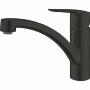 Смеситель для кухни GROHE Start c низким поворотным изливом, матовый черный (324412432) Смеситель для кухни GROHE Start c низким поворотным изливом, матовый черный (324412432)