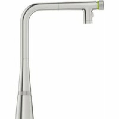 Смеситель для кухни GROHE Zedra SmartControl с вытяжным изливом 2jet, суперсталь (31886DC0) Смеситель для кухни GROHE Zedra SmartControl с вытяжным изливом 2jet, суперсталь (31886DC0)