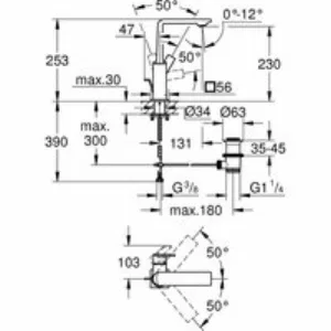 Смеситель для раковины GROHE Allure с донным клапаном, L-Size, холодный рассвет матовый (32146GN1) Смеситель для раковины GROHE Allure с донным клапаном, L-Size, холодный рассвет матовый (32146GN1)