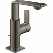 Смеситель для раковины GROHE Allure с донным клапаном, M-Size, темный графит глянец (32757A01)