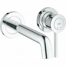 Смеситель для раковины GROHE BauClassic в комплекте с монтажной частью, хром (20292000)