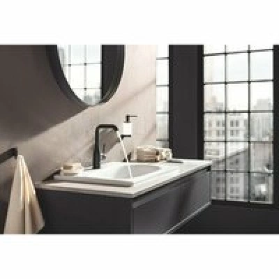 Смеситель для раковины GROHE Essence без донного клапана, L-size, фантомный черный (24177KF1) Смеситель для раковины GROHE Essence без донного клапана, L-size, фантомный черный (24177KF1)