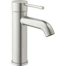 Смеситель для раковины GROHE Essence без донного клапана, S-size, суперсталь (24172DC1)