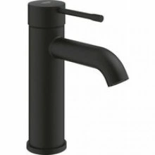 Смеситель для раковины GROHE Essence без донного клапана, S-size, фантомный черный (24172KF1)