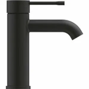 Смеситель для раковины GROHE Essence без донного клапана, S-size, фантомный черный (24172KF1) Смеситель для раковины GROHE Essence без донного клапана, S-size, фантомный черный (24172KF1)
