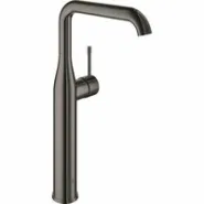 Смеситель для раковины GROHE Essence без донного клапана, XL-size, темный графит глянцевый (24170A01)