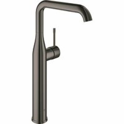 Смеситель для раковины GROHE Essence без донного клапана, XL-size, темный графит глянцевый (24170A01)
