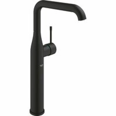 Смеситель для раковины GROHE Essence без донного клапана, XL-size, фантомный черный (24170KF1) Смеситель для раковины GROHE Essence без донного клапана, XL-size, фантомный черный (24170KF1)