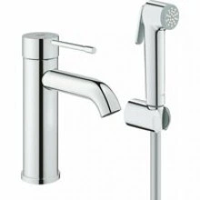 Смеситель для раковины GROHE Essence с гигиеническим душем, S-size, хром (24189000)