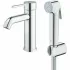 Смеситель для раковины GROHE Essence с гигиеническим душем, S-size, хром (24189000) Смеситель для раковины GROHE Essence с гигиеническим душем, S-size, хром (24189000)