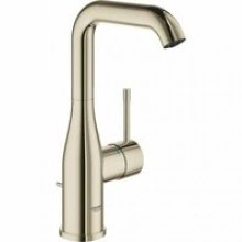 Смеситель для раковины GROHE Essence с донным клапаном, L-size, никель глянцевый (24174BE1)