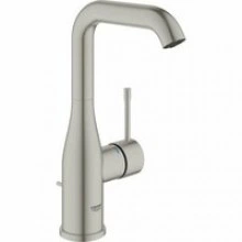 Смеситель для раковины GROHE Essence с донным клапаном, L-size, суперсталь (24174DC1)