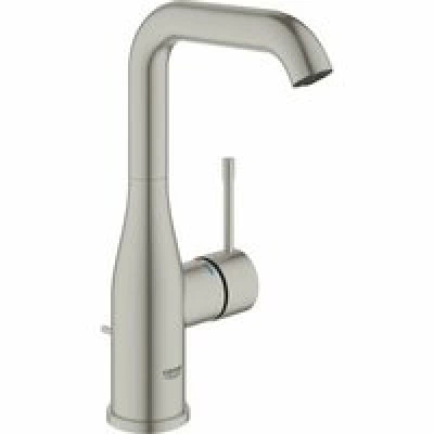 Смеситель для раковины GROHE Essence с донным клапаном, L-size, суперсталь (24174DC1) Смеситель для раковины GROHE Essence с донным клапаном, L-size, суперсталь (24174DC1)