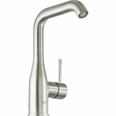Смеситель для раковины GROHE Essence с донным клапаном, L-size, суперсталь (24174DC1) Смеситель для раковины GROHE Essence с донным клапаном, L-size, суперсталь (24174DC1)