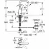 Смеситель для раковины GROHE Essence с донным клапаном, L-size, суперсталь (24174DC1) Смеситель для раковины GROHE Essence с донным клапаном, L-size, суперсталь (24174DC1)
