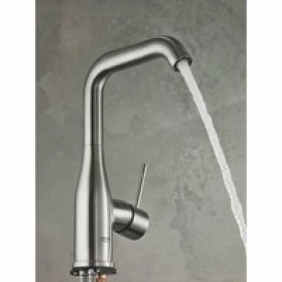 Смеситель для раковины GROHE Essence с донным клапаном, L-size, суперсталь (24174DC1) Смеситель для раковины GROHE Essence с донным клапаном, L-size, суперсталь (24174DC1)