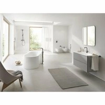 Смеситель для раковины GROHE Essence с донным клапаном, L-size, темный графит глянцевый (24174A01) Смеситель для раковины GROHE Essence с донным клапаном, L-size, темный графит глянцевый (24174A01)